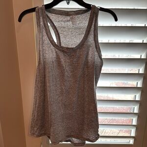 CALIA by Carrie Underwood Grey Sleeveless Tank Top.Sz L Like New Condition
